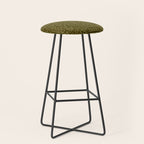 Polynesian Tribal Pattern Stool Gallery Image 1