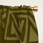 Polynesian Tribal Pattern Window Curtain Gallery Image 2