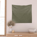 solid woven - dark sage Wall Tapestry Gallery Image 2