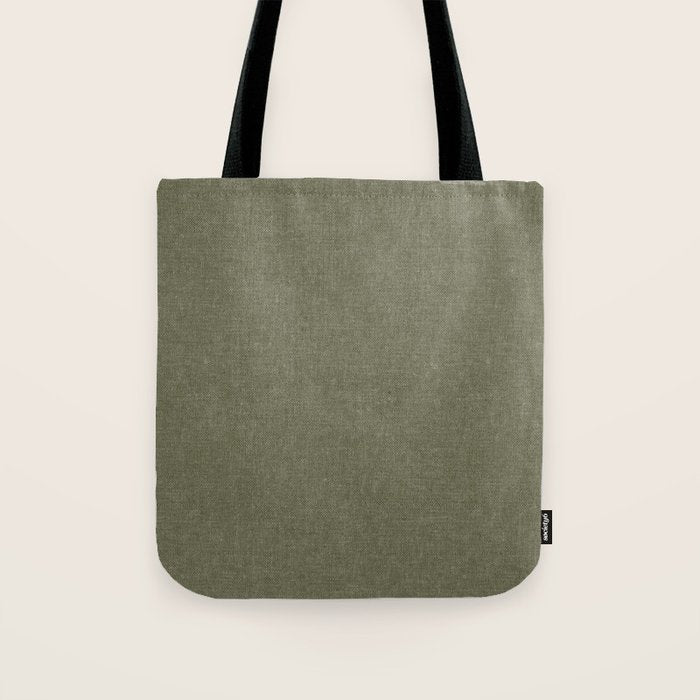 solid woven - dark sage Tote Bag Gallery Image 1