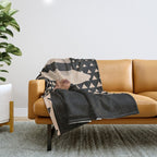 In love with the silence 2 Throw Blanket Gallery Image 1