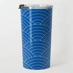 Seigaiha (Sapphire Blue) Travel Mug Gallery Image 3