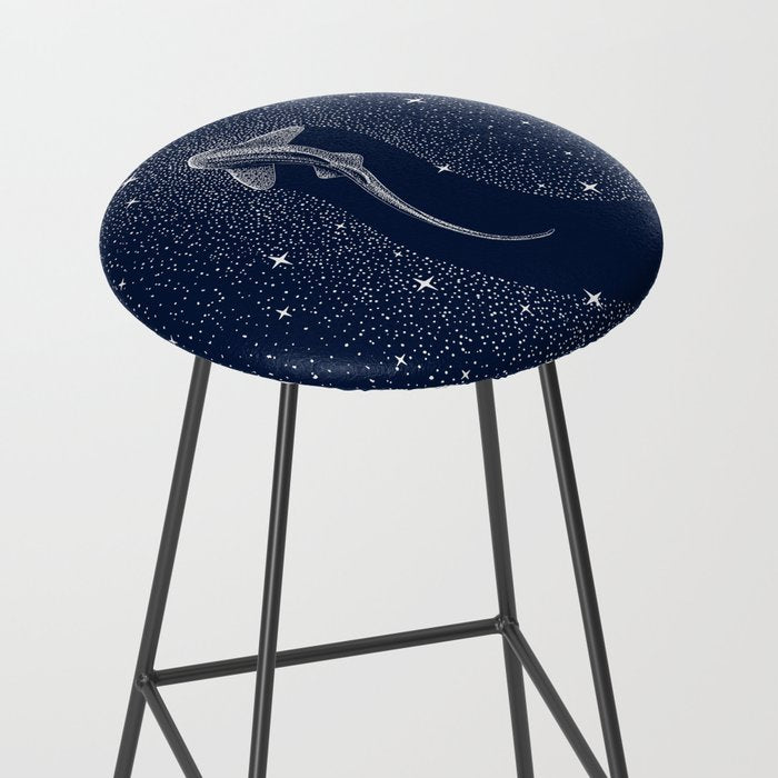 Leopard Shark in Cosmos Stool Gallery Image 2