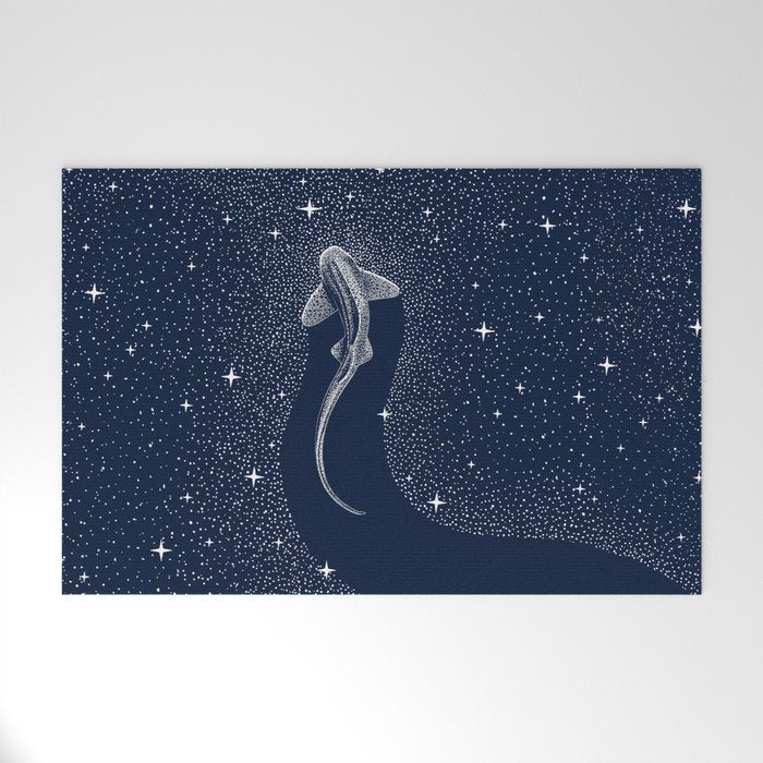 Leopard Shark in Cosmos Welcome Mat Gallery Image 1