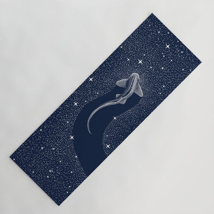 Leopard Shark in Cosmos Yoga Mat Gallery Image 1