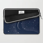Leopard Shark in Cosmos Laptop Sleeve Gallery Image 2