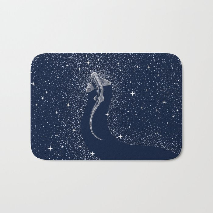 Leopard Shark in Cosmos Bath Mat Gallery Image 1