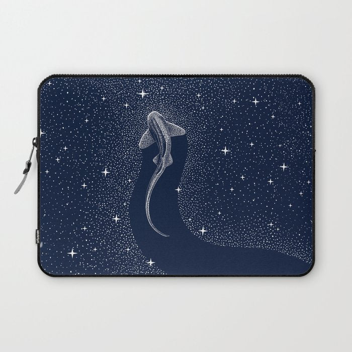 Leopard Shark in Cosmos Laptop Sleeve Gallery Image 1