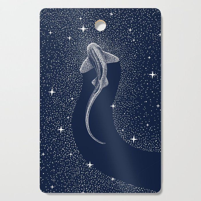 Leopard Shark in Cosmos Cutting Board Gallery Image 1