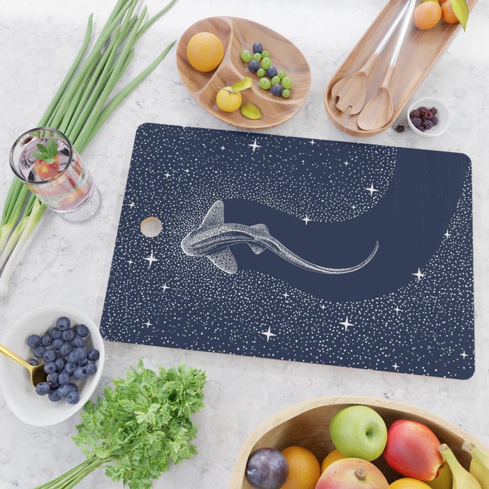 Leopard Shark in Cosmos Cutting Board Gallery Image 2