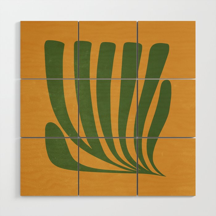 Golden Sunset: Paper Cutouts Matisse Edition  Wood Wall Art Gallery Image 1