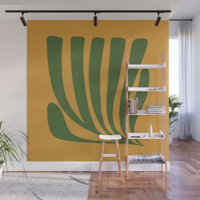 Golden Sunset: Paper Cutouts Matisse Edition  Wall Mural Gallery Image 1