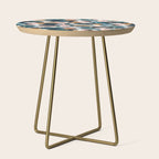 Brush Stroke Abstract Side Table Gallery Image 1