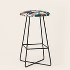 Brush Stroke Abstract Stool Gallery Image 1