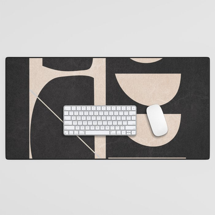 Modern Abstract Minimal Shapes 63 Desk Mat Gallery Image 1