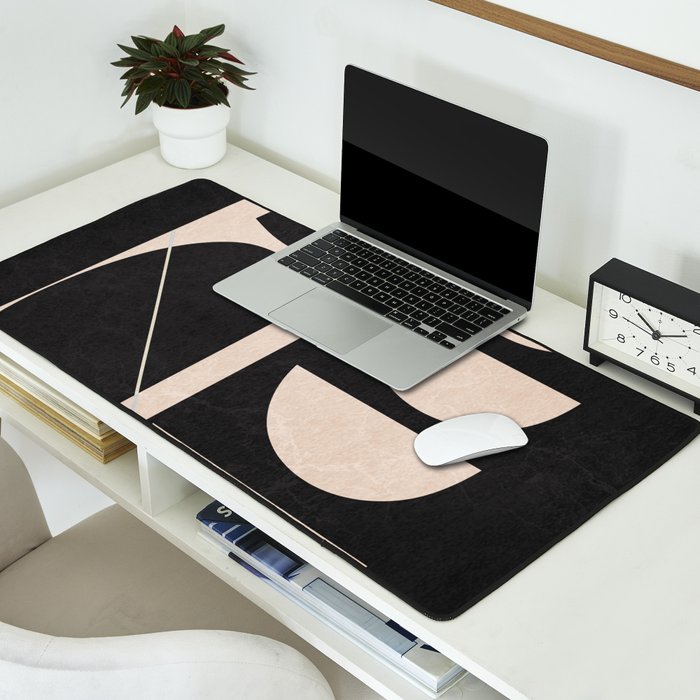Modern Abstract Minimal Shapes 63 Desk Mat Gallery Image 2