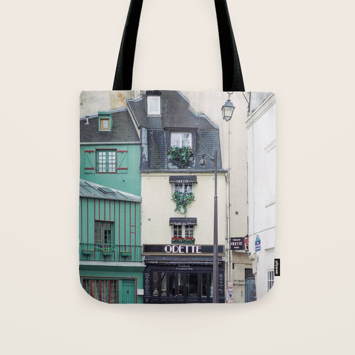 Cafe Odette - Left Bank Parisian Cafe Tote Bag Gallery Image 1