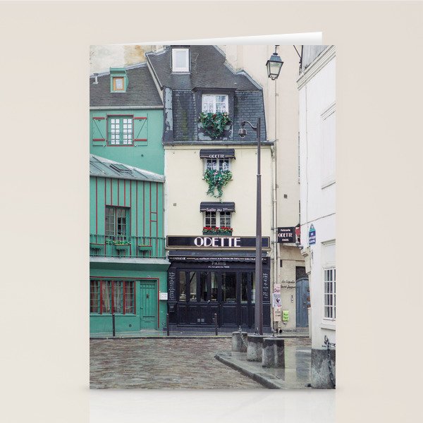 Cafe Odette - Left Bank Parisian Cafe Stationery Card Gallery Image 2