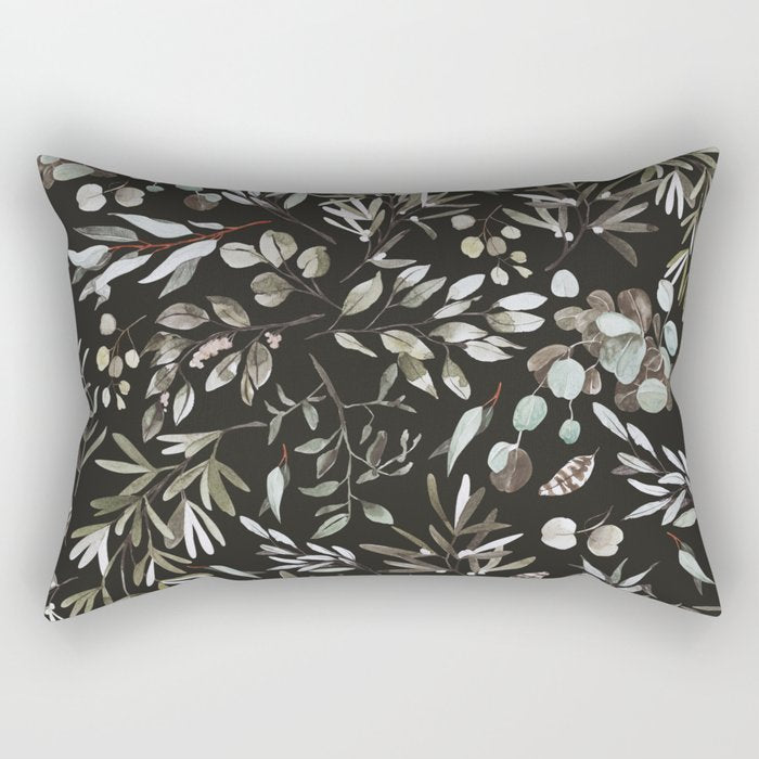Winter night nature 08 Rectangular Pillow Gallery Image 2
