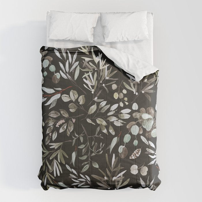 Winter night nature 08 Comforter Gallery Image 6