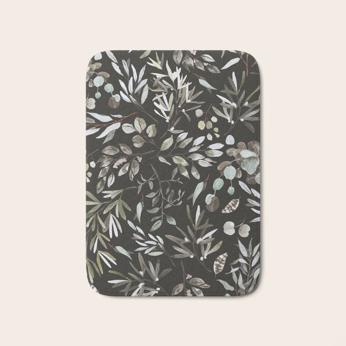 Winter night nature 08 Bath Mat Gallery Image 1