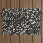 Winter night nature 08 Outdoor Rug Gallery Image 1