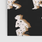 Space Cowboy - Black, white & camel Poster Gallery Image 3
