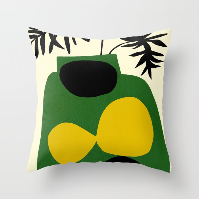 Plant V Throw Pillow Gallery Image 6