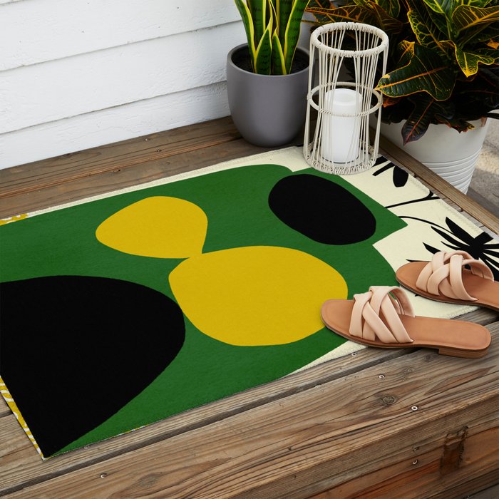 Plant V Outdoor Rug Gallery Image 2