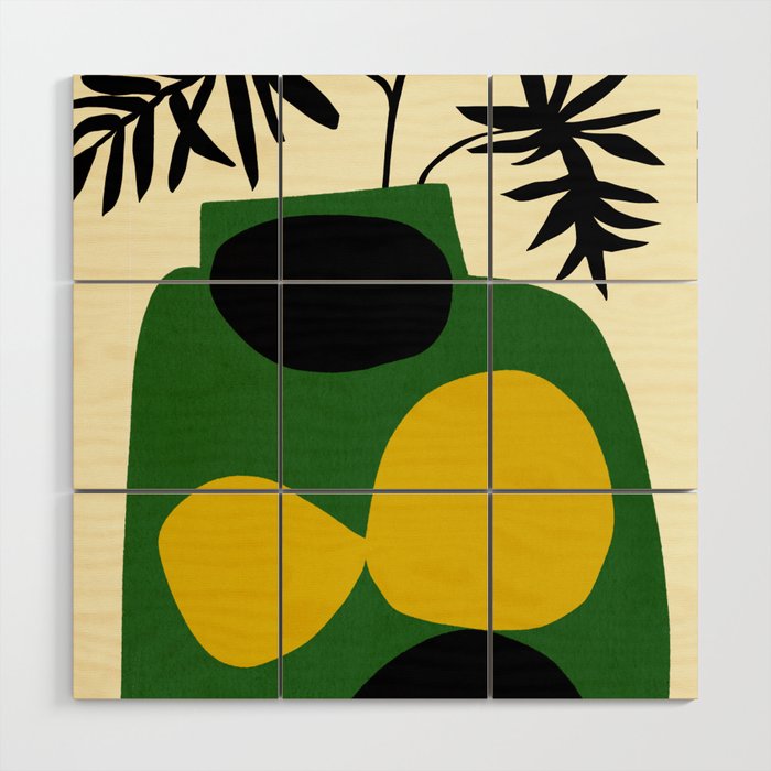 Plant V Wood Wall Art Gallery Image 1