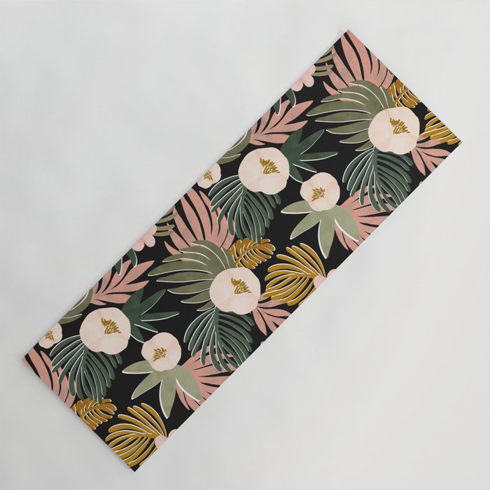 Floral garden tropical 7F Yoga Mat Gallery Image 1