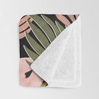 Floral garden tropical 7F Throw Blanket Gallery Image 3