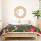 Jan Davidsz de Heem Vase of Flowers Duvet Cover Gallery Image 3