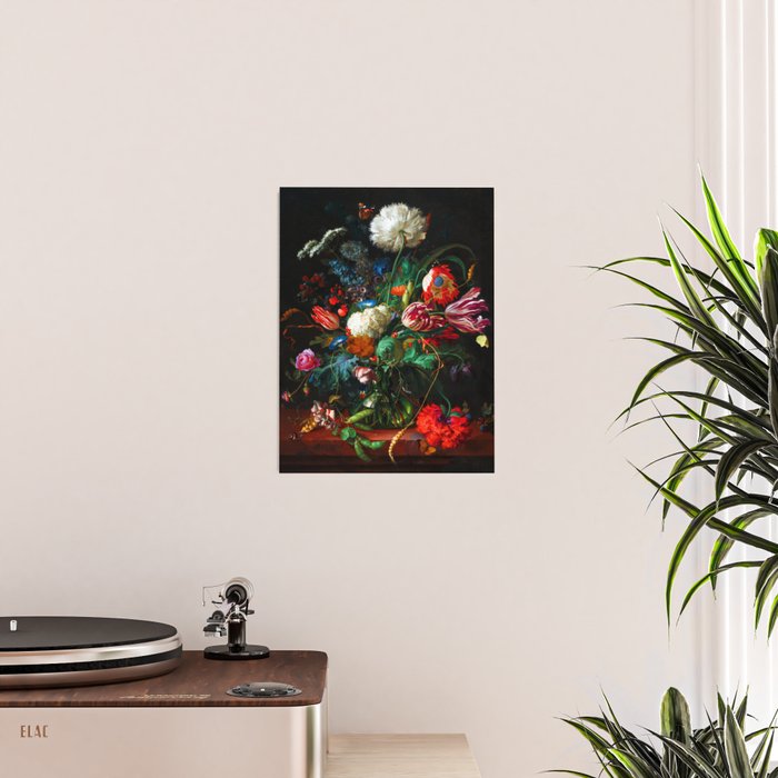 Jan Davidsz de Heem Vase of Flowers Poster Gallery Image 2