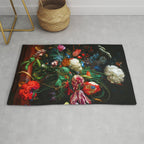 Jan Davidsz de Heem Vase of Flowers Rug Gallery Image 1