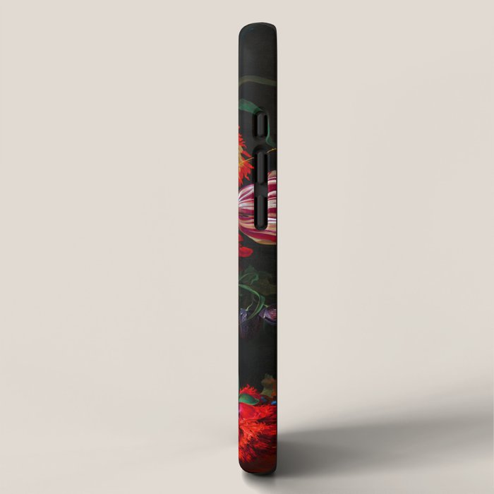 Jan Davidsz de Heem Vase of Flowers iPhone Case Gallery Image 2