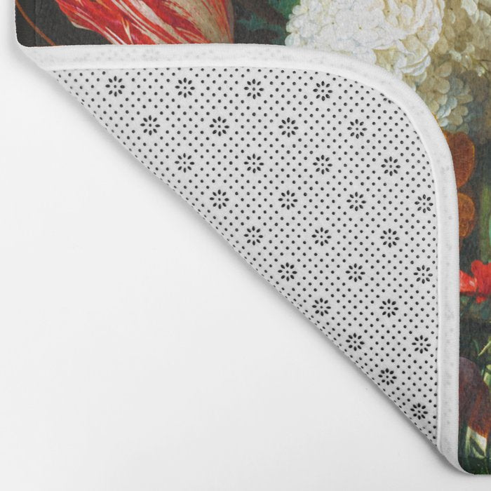 Jan Davidsz de Heem Vase of Flowers Bath Mat Gallery Image 2