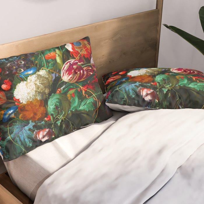 Jan Davidsz de Heem Vase of Flowers Pillow Sham Gallery Image 2
