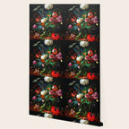 Jan Davidsz de Heem Vase of Flowers Wallpaper Gallery Image 2