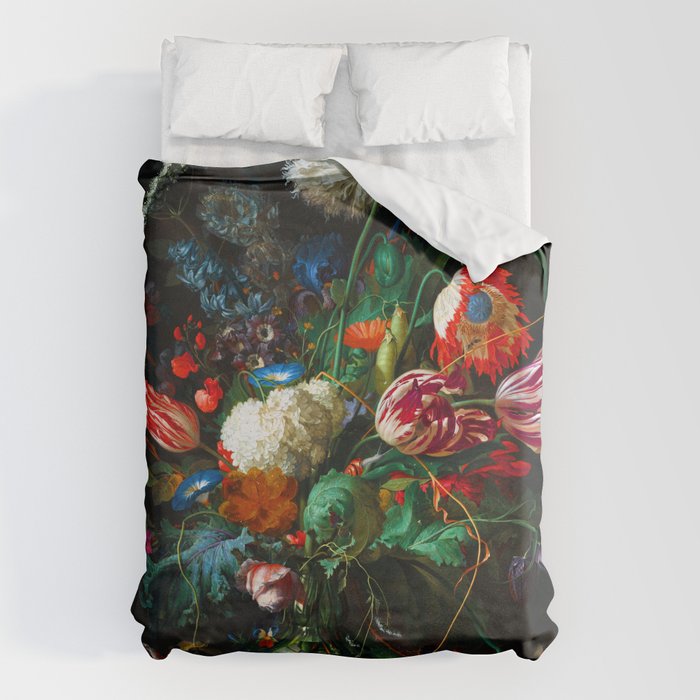 Jan Davidsz de Heem Vase of Flowers Duvet Cover Gallery Image 6
