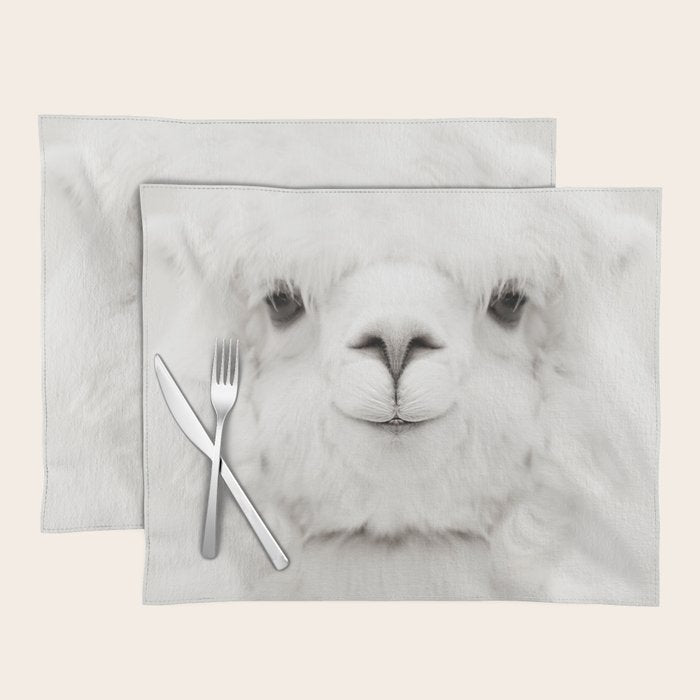 SMILING ALPACA Placemat Gallery Image 1