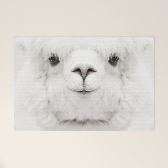 SMILING ALPACA Welcome Mat Gallery Image 1