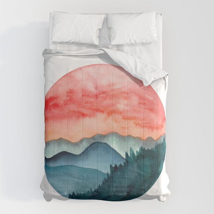 Mini dreamy landscape II Comforter Gallery Image 6