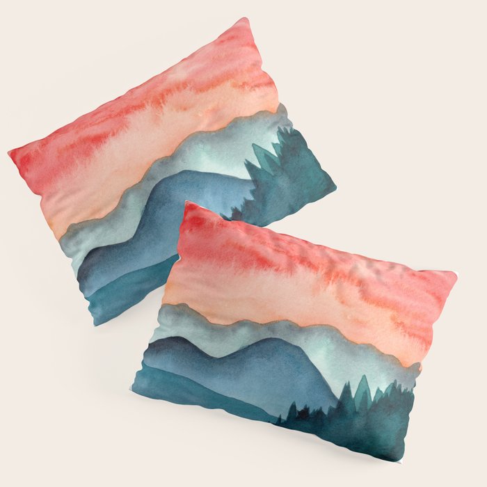 Mini dreamy landscape II Pillow Sham Gallery Image 3