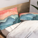 Mini dreamy landscape II Pillow Sham Gallery Image 2