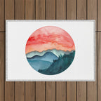 Mini dreamy landscape II Outdoor Rug Gallery Image 1