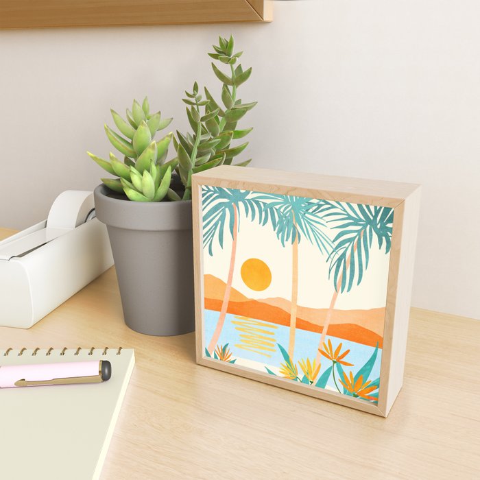 Bali Sunset Mini Art Print Gallery Image 2