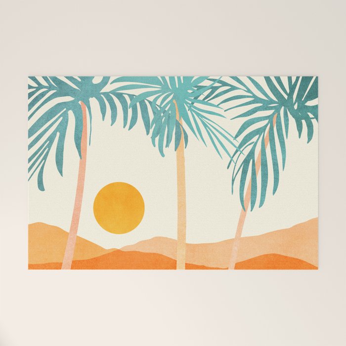 Bali Sunset Welcome Mat Gallery Image 1