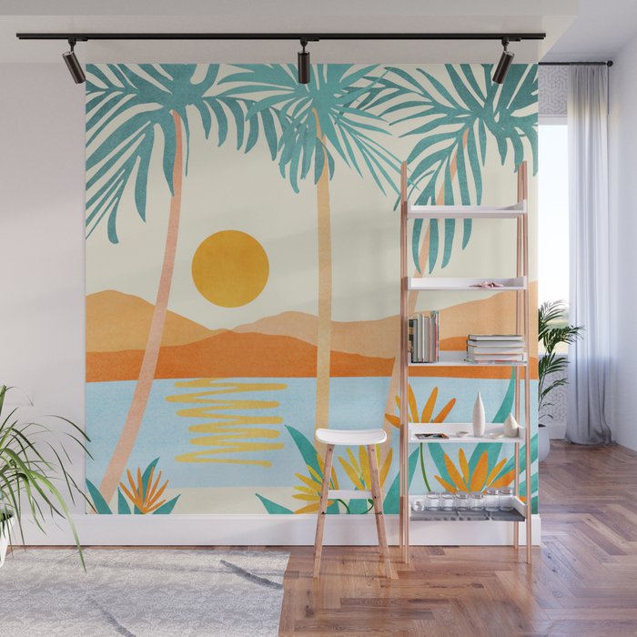 Bali Sunset Wall Mural Gallery Image 1