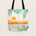 Bali Sunset Tote Bag Gallery Image 1